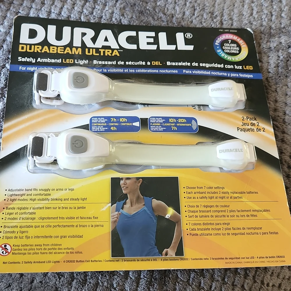 Duracell safety led armband